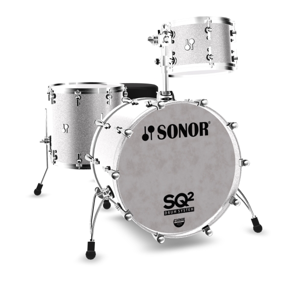 Sonor SQ2 Drumkit, Shell Pack, Silver Sparkle 1059526-2